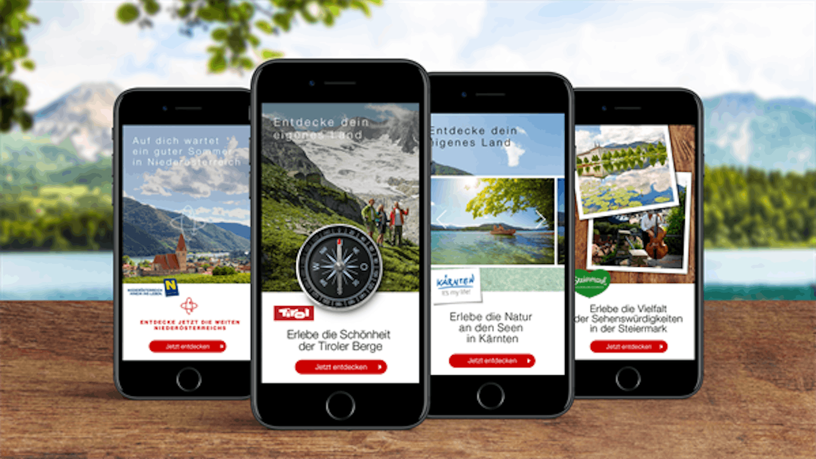 Österreich Werbung: Tunnel23 Digitalkampagne unterstützt den heimischen Tourismus in der Krise mit dieser Werbung.