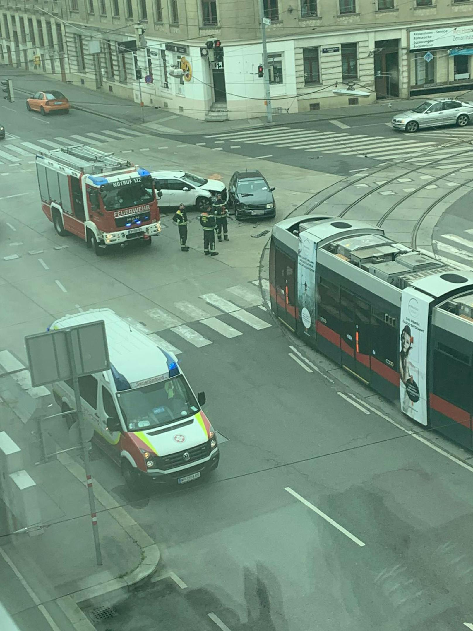 Crash in Wien-Meidling