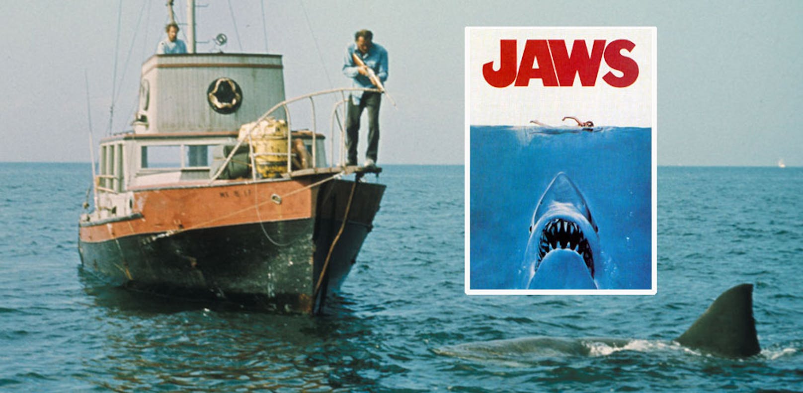 Der weiße Hai avancierte 1975 zum absoluten Film-Klassiker.