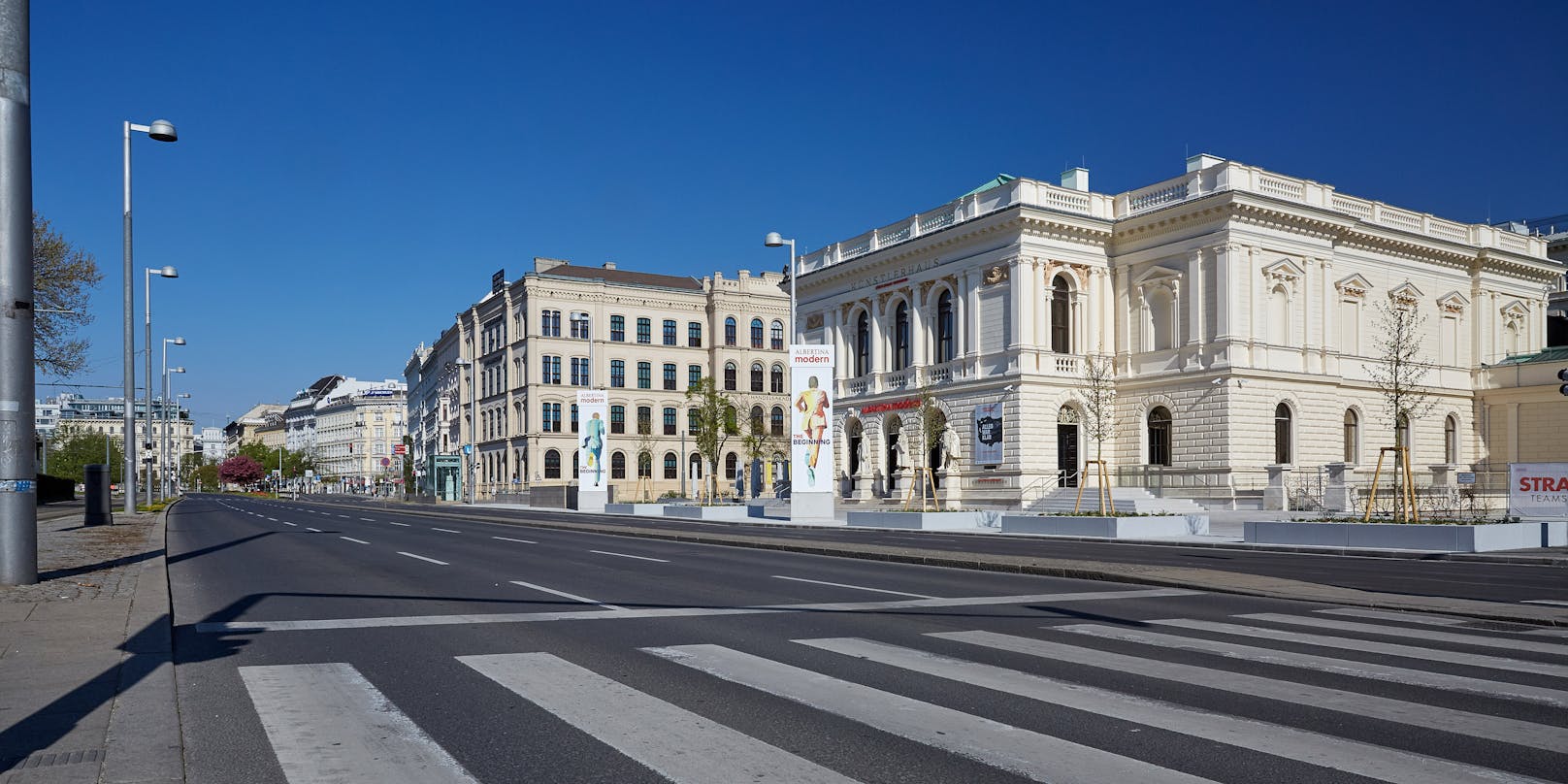 In Wien waren die Straßen im April menschenleer.