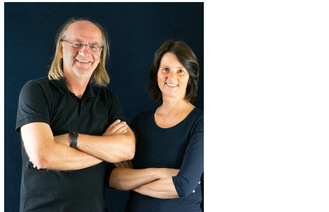 Nicht nur privat, sondern auch beruflich Partner: Claudia und Claus-Dieter