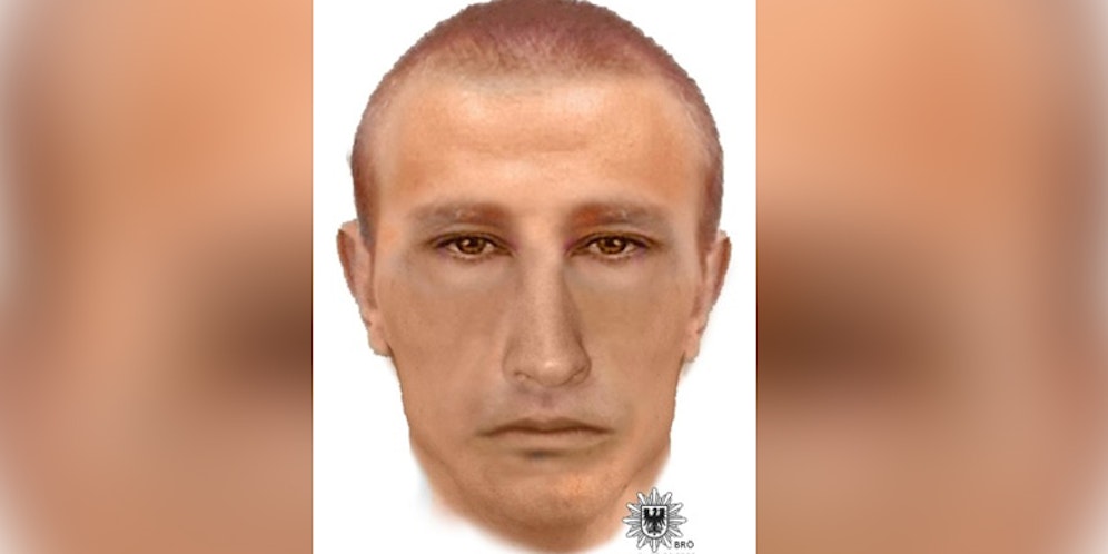 Das Phantombild des Tatverdächtigen.