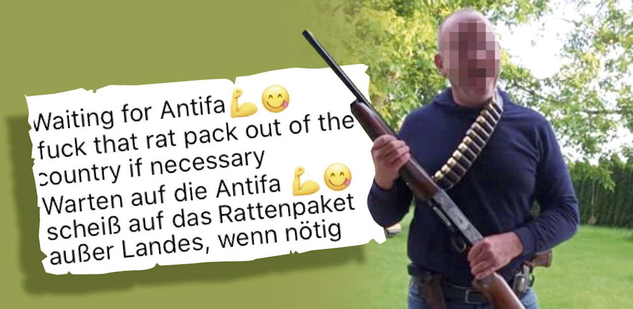 Heute.at - OÖ-Politiker droht im Internet mit Gewehr