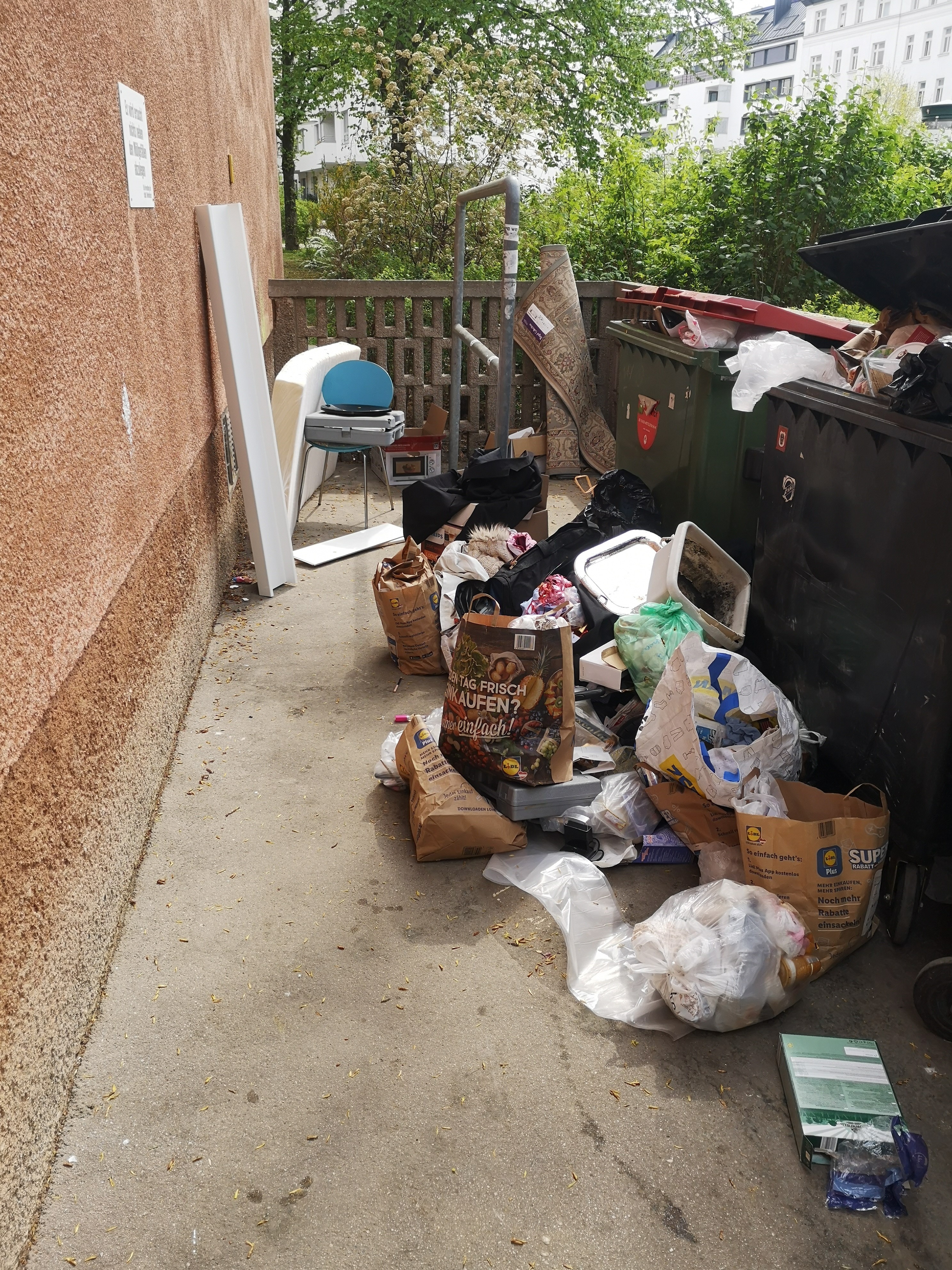 Immer wieder deponieren Leute hier ihren Sperrmüll.