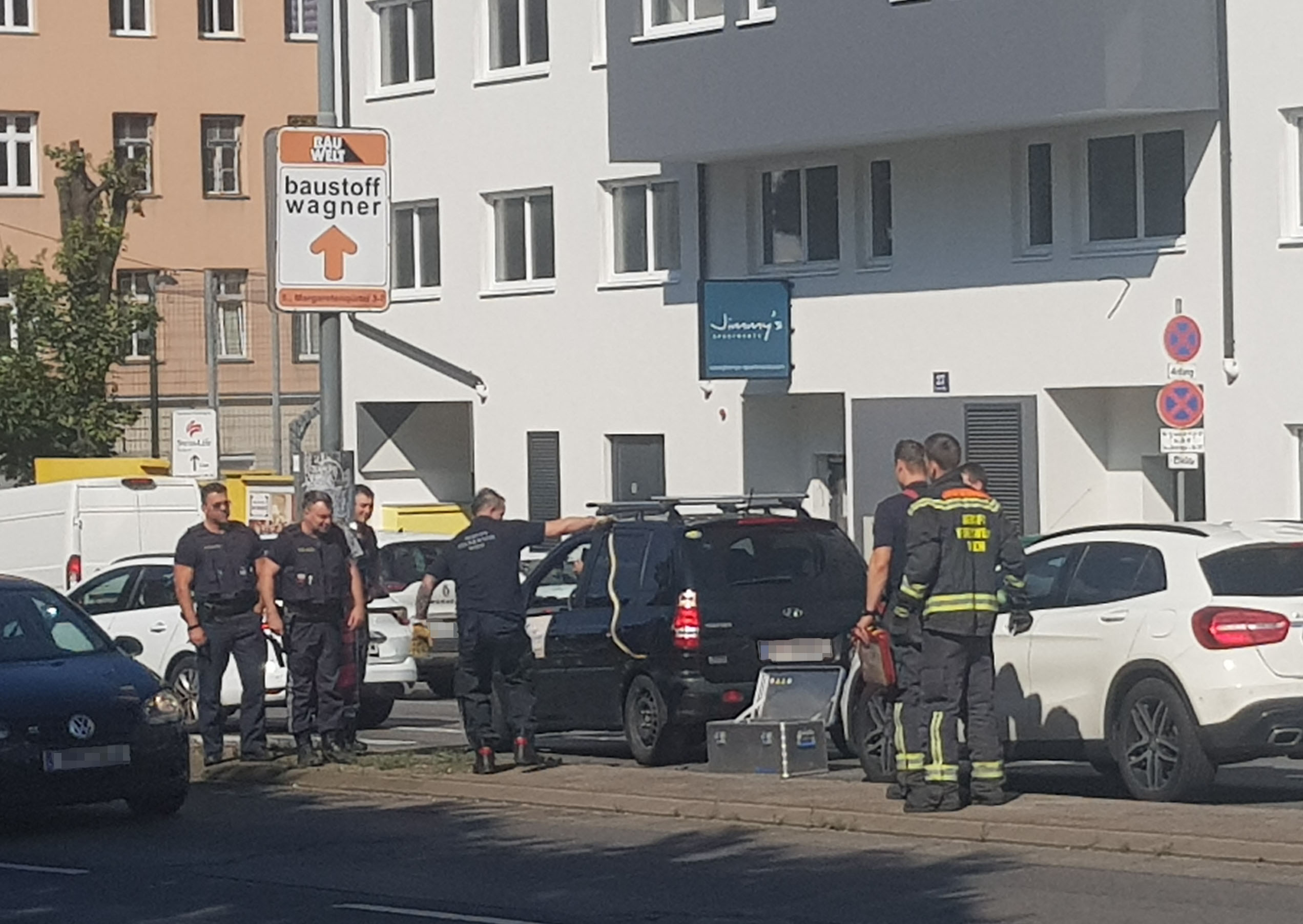 Die Feuerwehr war gleich sechs Mal in Wien unterwegs.