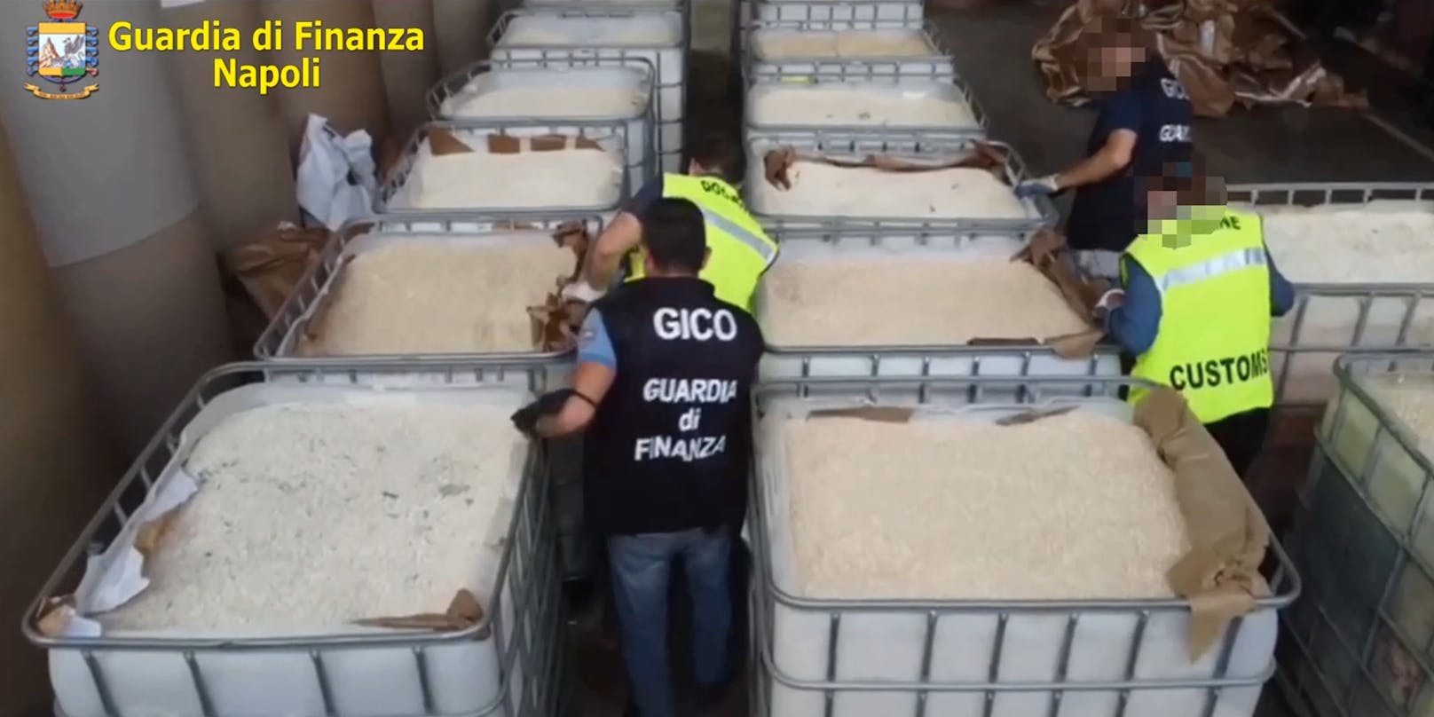 14 Tonnen Drogen aus der Produktion der Terrormiliz "Islamischer Staat" (IS) in Syrien haben Fahnder in Italien entdeckt.