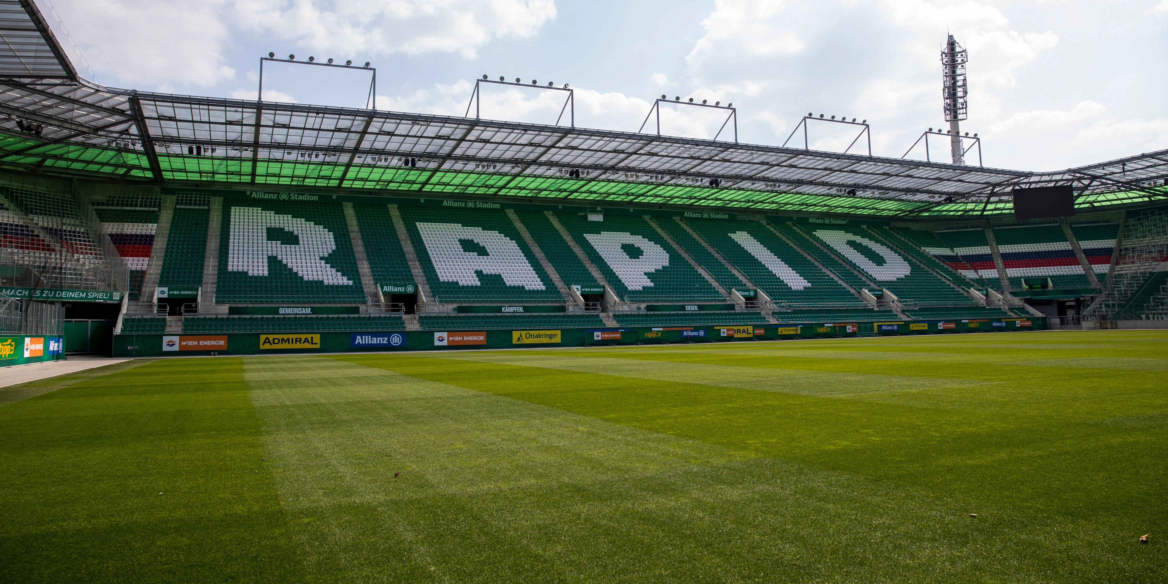 Das Allianz Stadion von Rapid