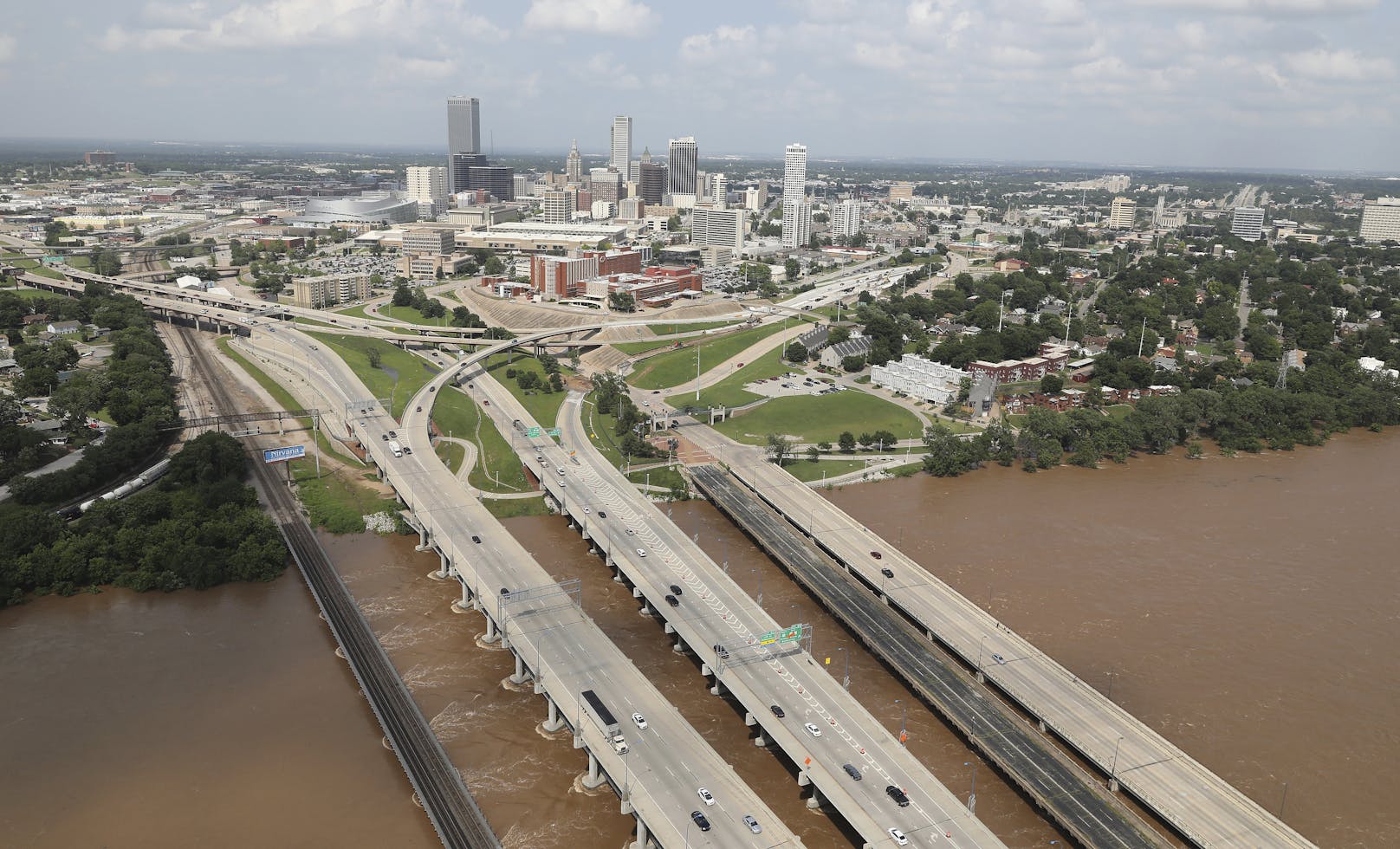 Die Stadt Tulsa, Oklahoma, liegt am Fluss Arkansas. Archivbild, 2019