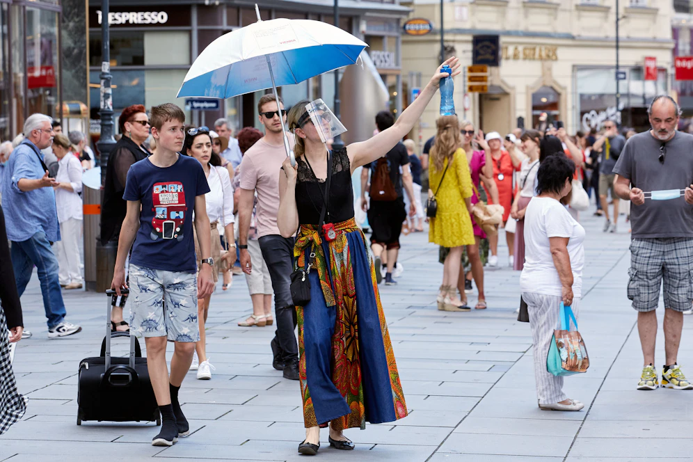 Touristen in der Wiener Innenstadt. Symbolbild, 27. Juni 2020