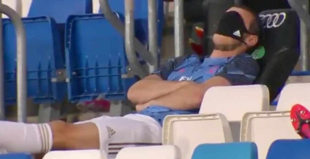 Gareth Bale auf frischer Tat ertappt