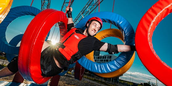 Am Montag eröffnet direkt vor den Toren des Parndorf Fashion Outlet der Wipeout-Actionpark.