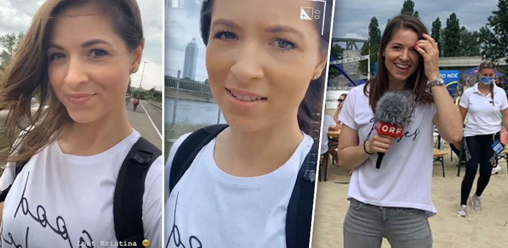 Kristina Inhof irrt auf der Donauinsel umher
