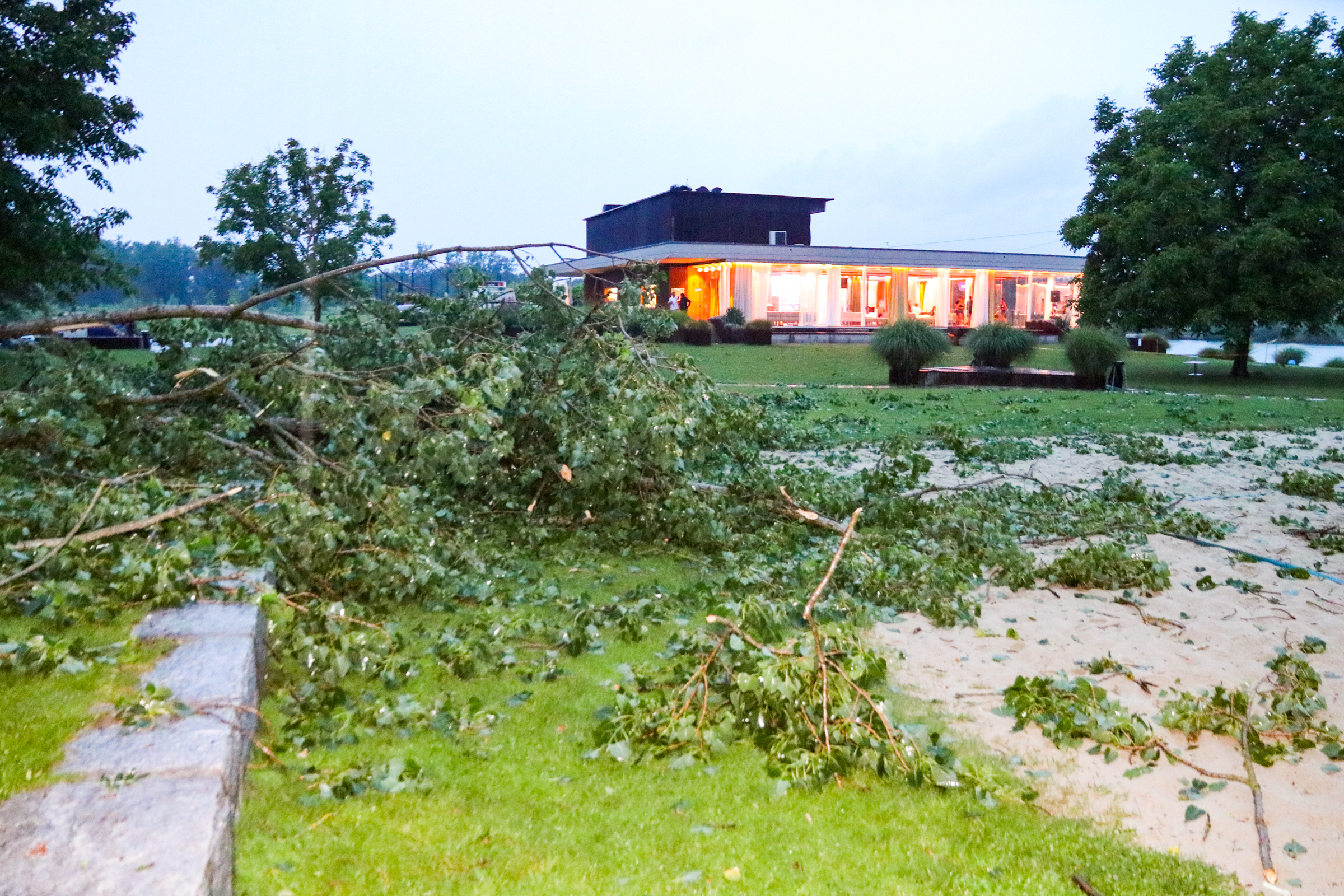Schwere Unwetter zogen am Freitagabend über Oberösterreich.