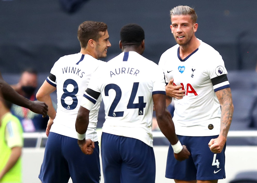 Tottenham jubelt über das 2:1 gegen Arsenal