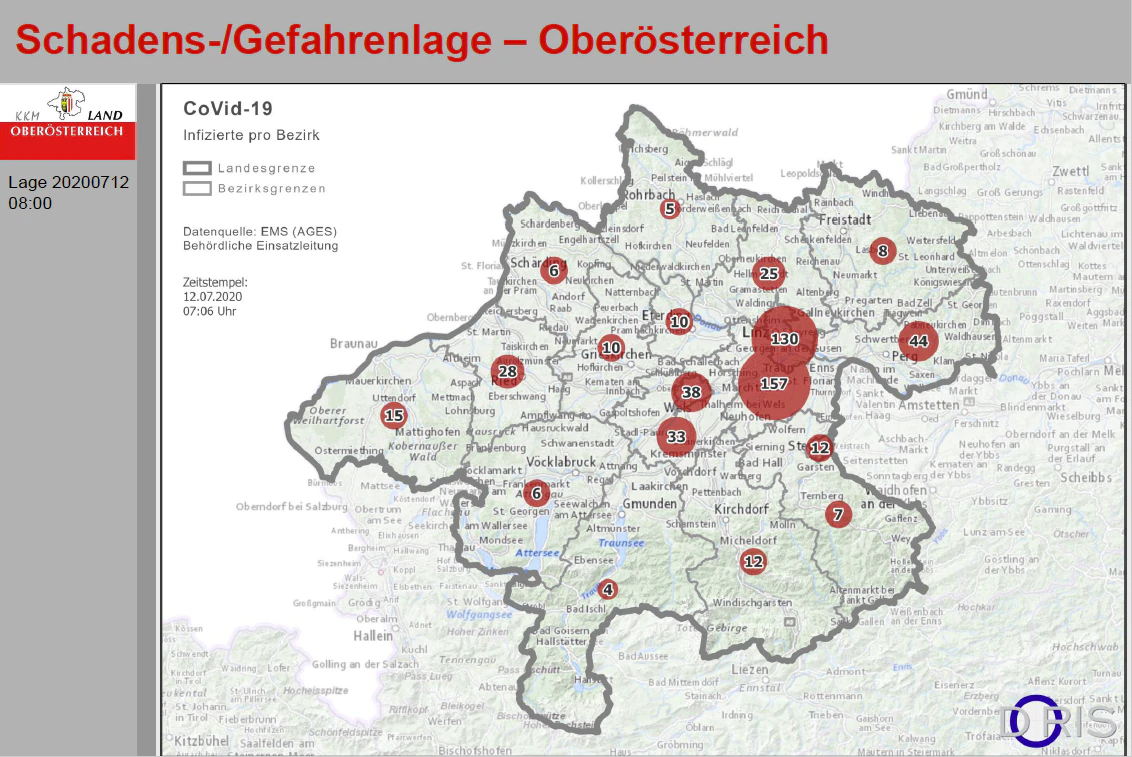 So sieht es derzeit in den einzelnen Bezirken aus.