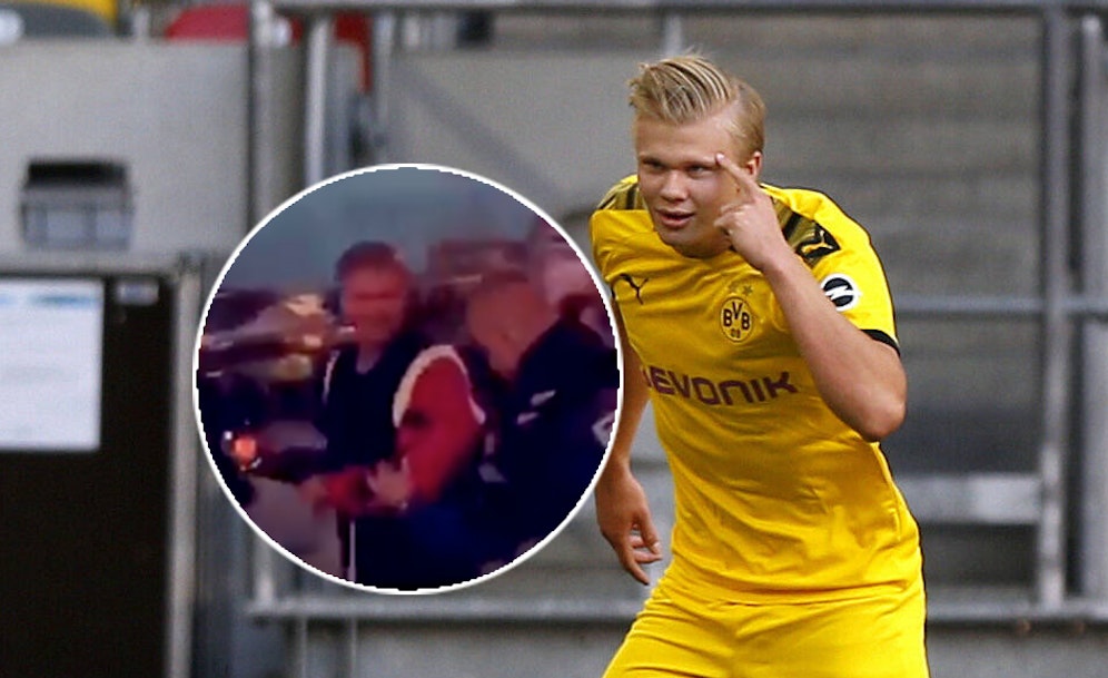 Erling Haaland war ausnahmsweise nicht erfolgreich.