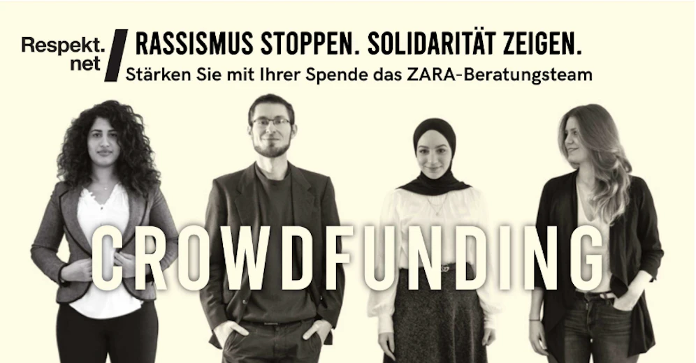 Die Zahl der Rassismus-Meldungen war im Juni so hoch wie nie. Nun sammelt ZARA Geld für die Verstärkung des Beraterteams.