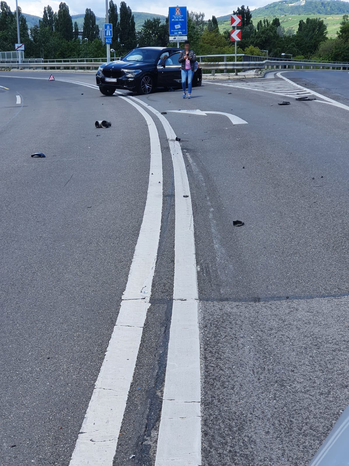 In Wien kam es zu einem Autounfall.