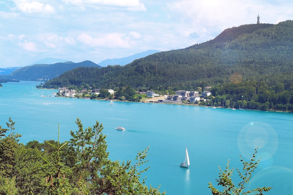 Bis zu 24 Grad Celsius Dauertemperatur am Wörthersee