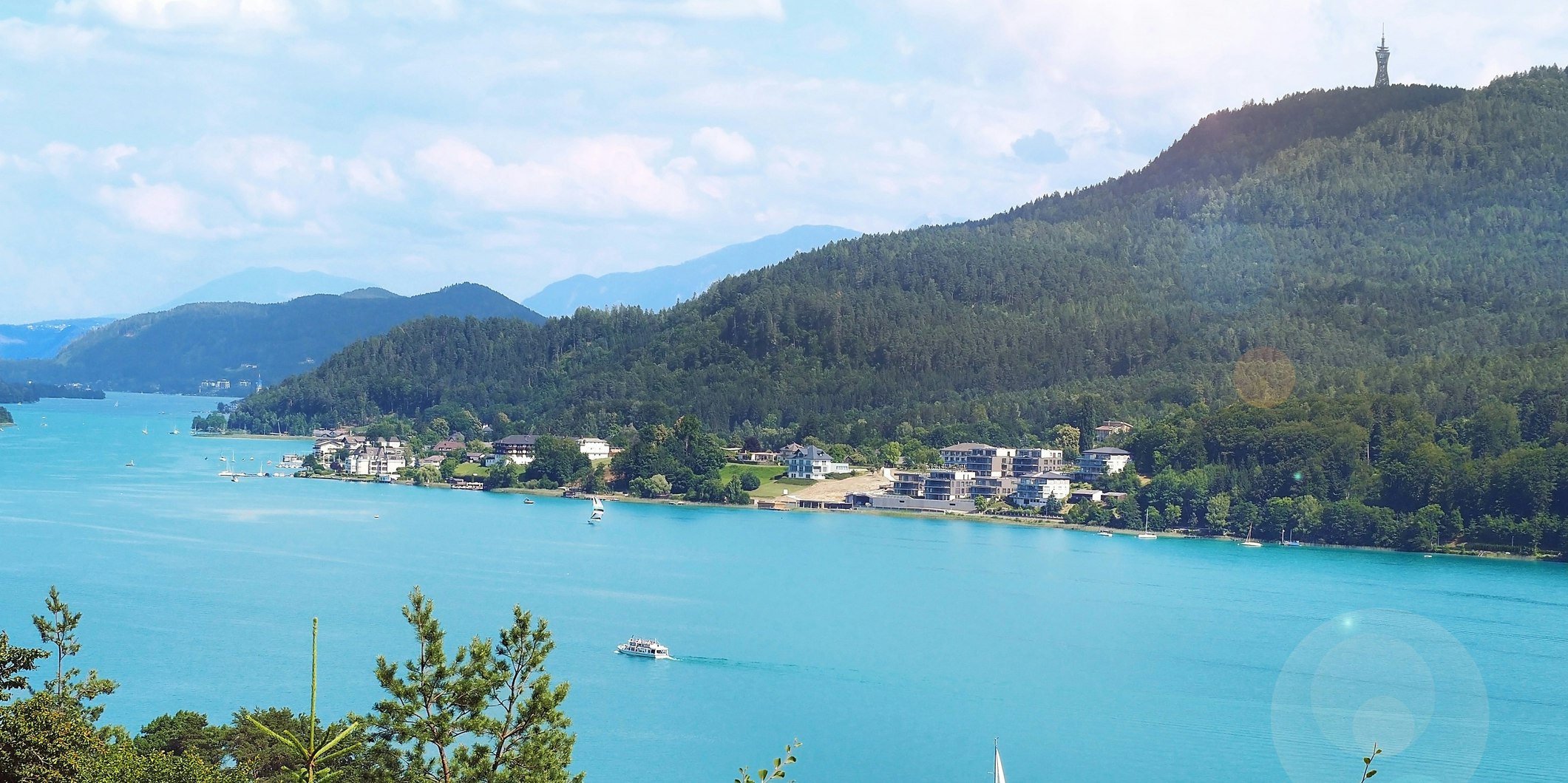 Bis zu 24 Grad Celsius Dauertemperatur am Wörthersee