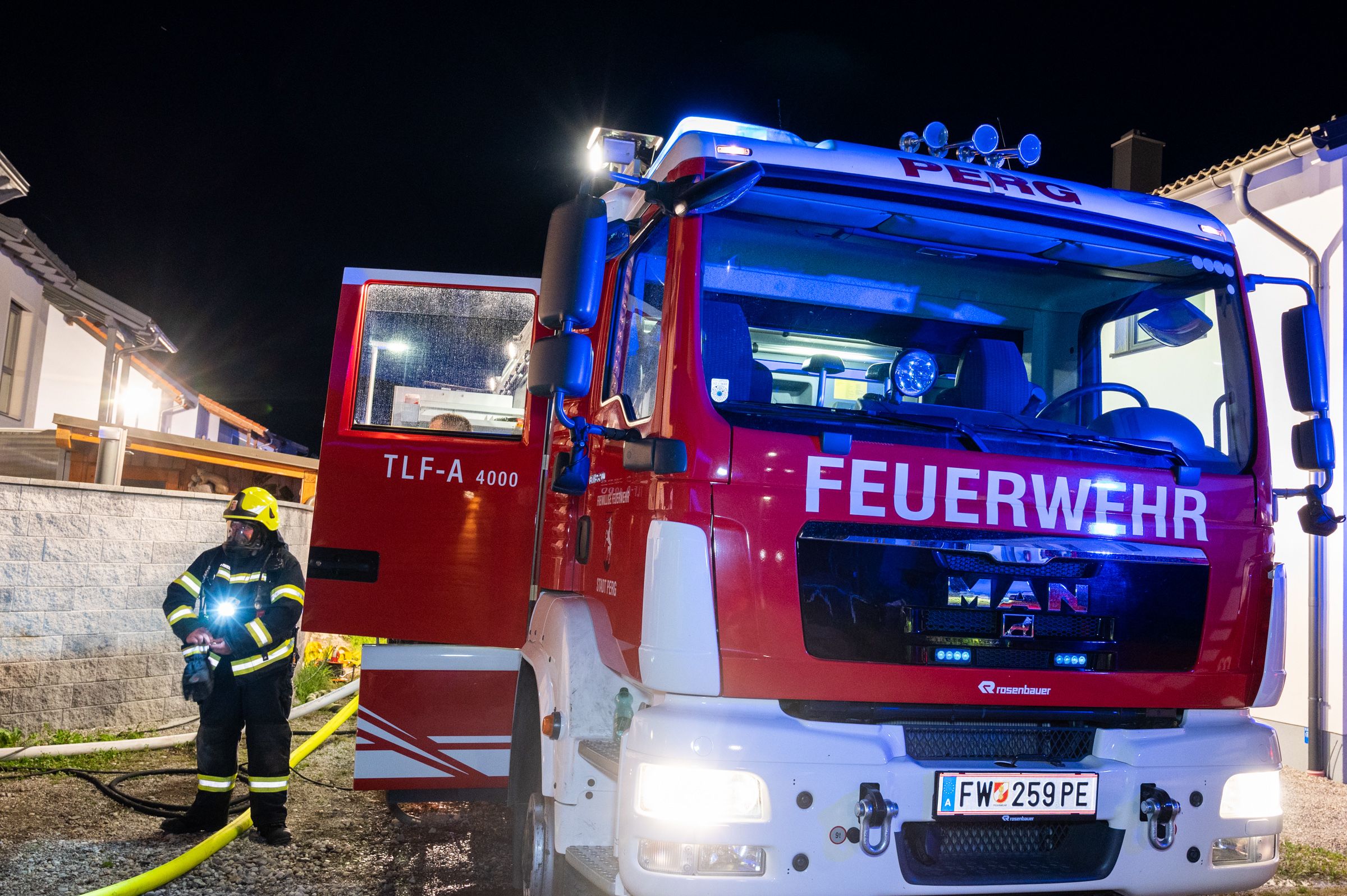 Die Feuerwehr brachte den Brand rasch unter Kontrolle.