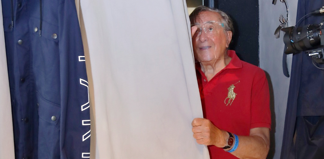 Vorhang zu –&nbsp;nicht einmal bei der Anprobe seiner Shorts wollte Richard Lugner die Presse in der Umkleidekabine haben<br>