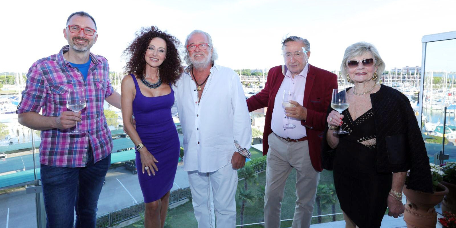 Die Lugners bei Wörthersee-Gastronom Richi Hofer