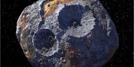 250 Kilometer Durchmesser und fast komplett aus Metall: Auf diesem Asteroid soll so viel Gold versteckt sein, um jeden Erdenbürger mit Milliarden von Euro zu überhäufen.
