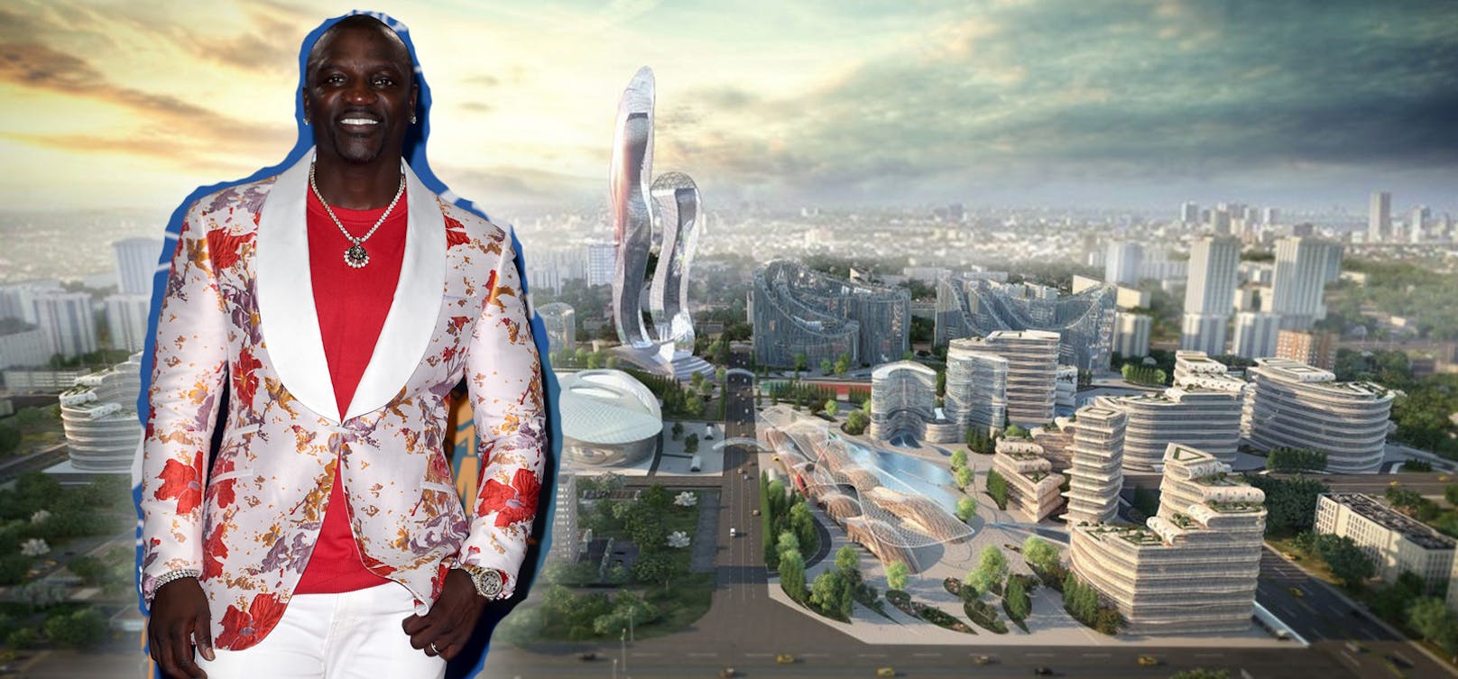 Akon ist Musiker, Songwriter und Produzent – und neuerdings auch Städtebauer: Im Senegal plant er eine eigene Stadt, die "Akon City".