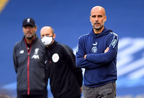 Pep Guardiola poltert gegen Jürgen Klopp.