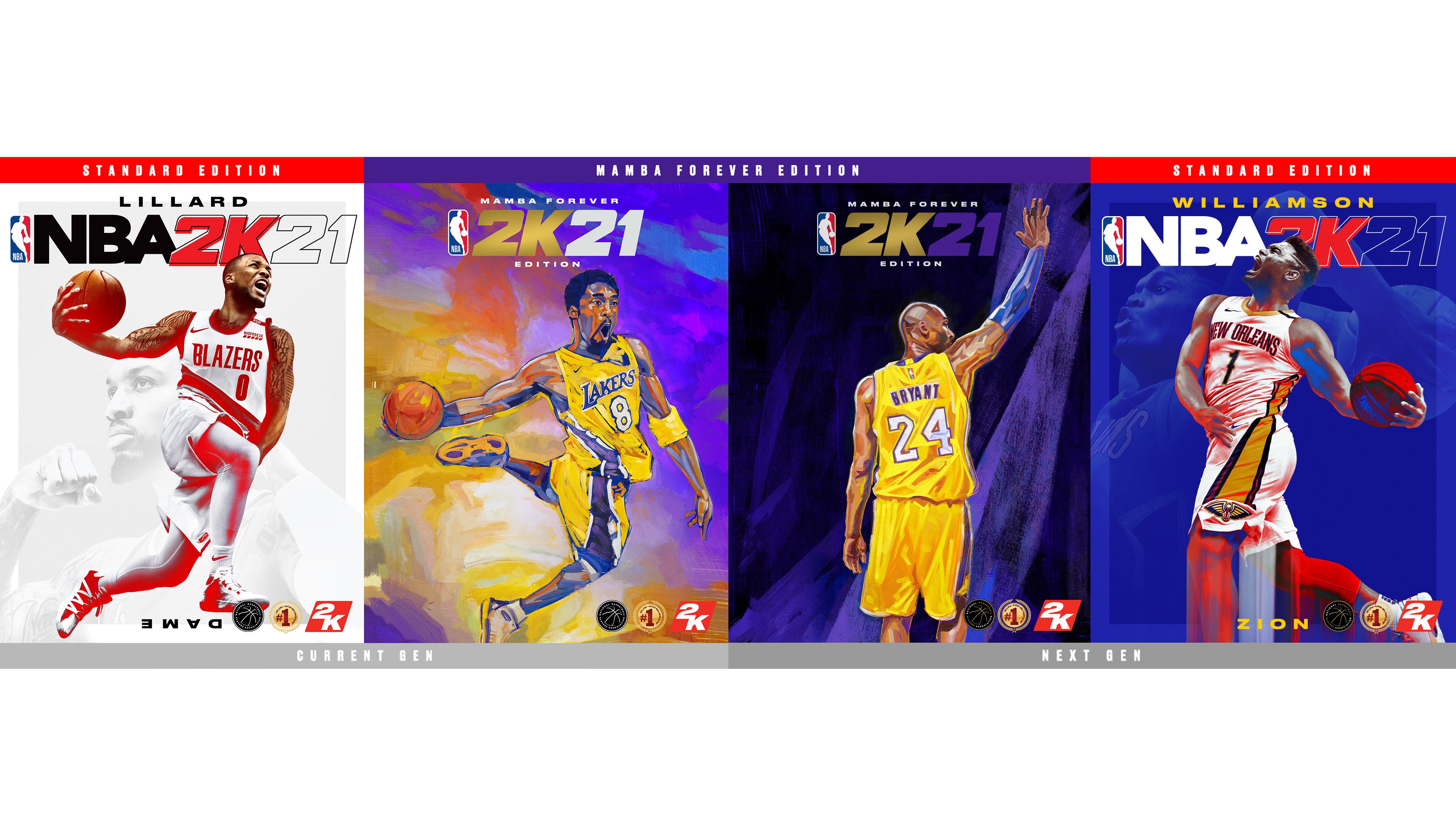 verything is Game: Damian Lillard, Zion Williamson und Kobe Bryant sind die Cover-Athleten für NBA 2K21.