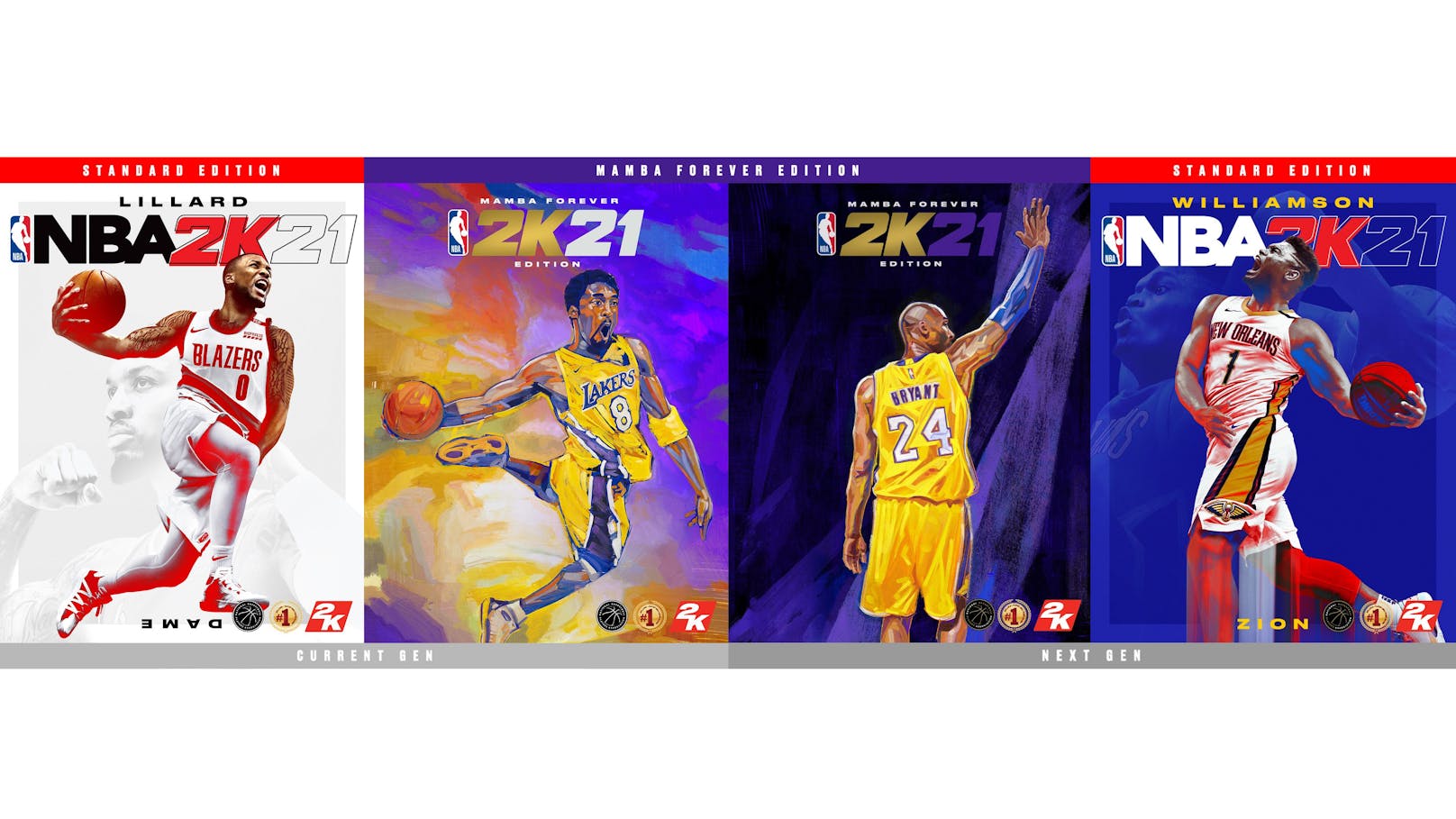 verything is Game: Damian Lillard, Zion Williamson und Kobe Bryant sind die Cover-Athleten für NBA 2K21.