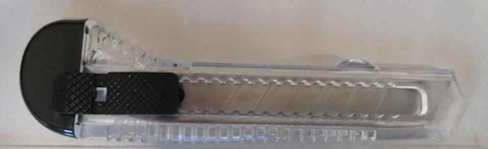 Mit diesem Messer wurde das Opfer bedroht.