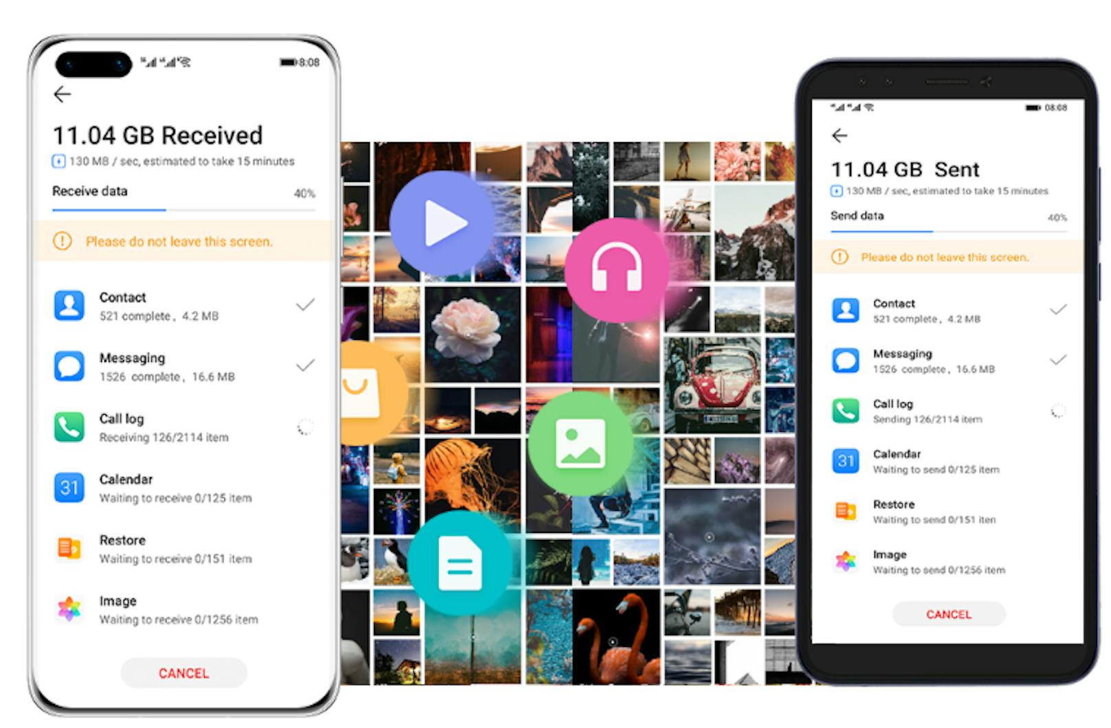 Huawei Phone Clone App: Praktisch und schnell die Inhalte vom alten auf das neue Smartphone transferieren