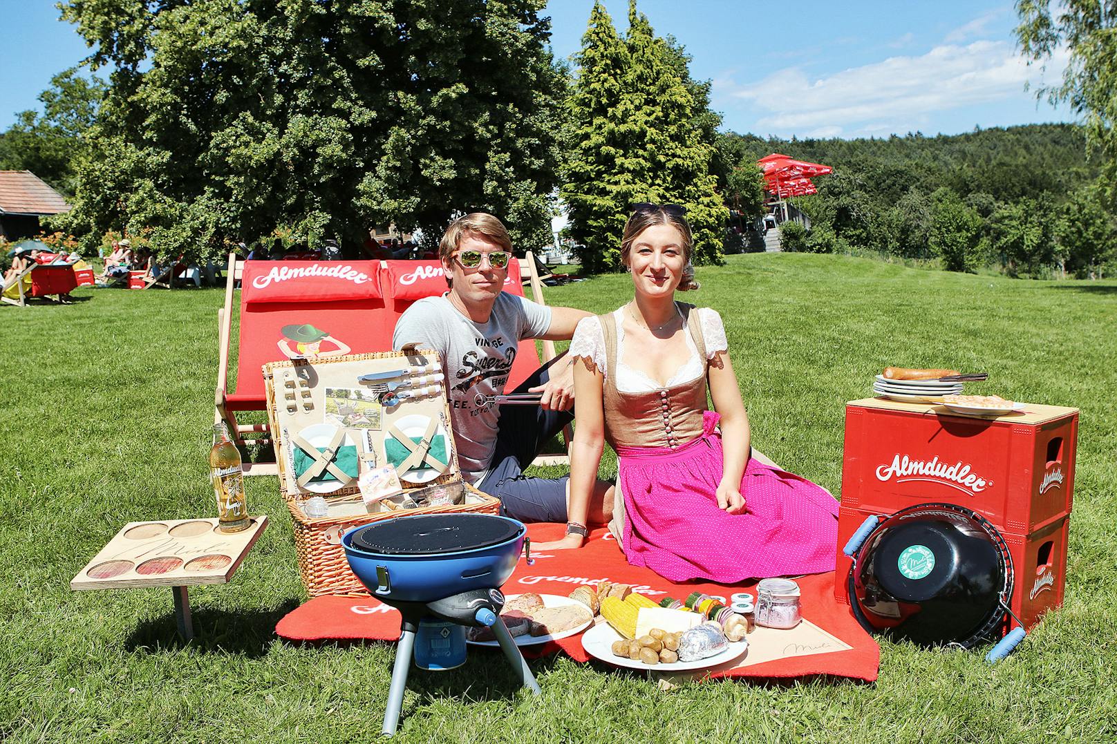 Mirli Klangwiese: Picknick auf einem der schönsten Plätze im Wienerwald.
