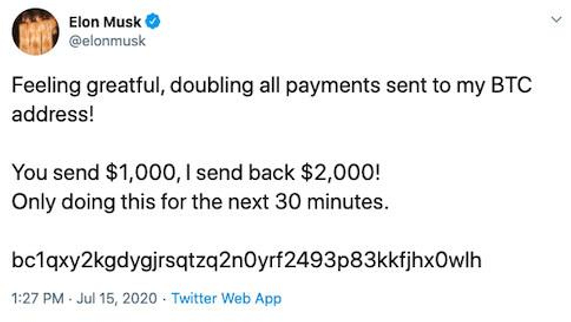 Musk Tweet