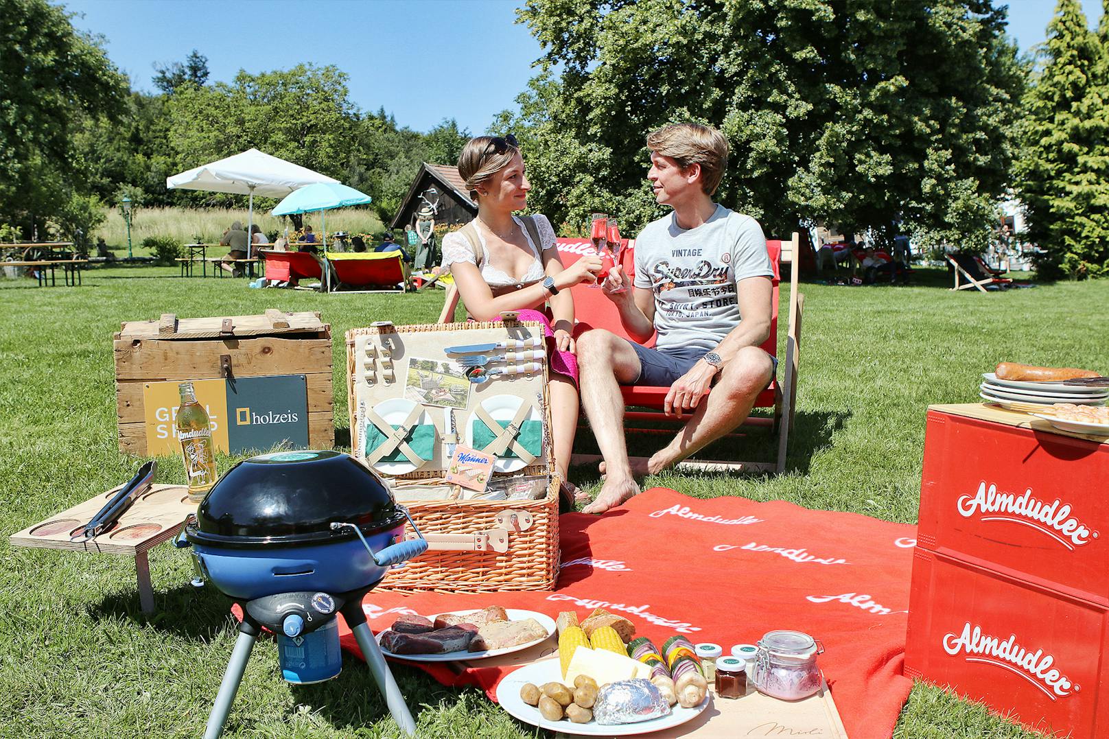 Mirli Klangwiese: Picknick auf einem der schönsten Plätze im Wienerwald<br>