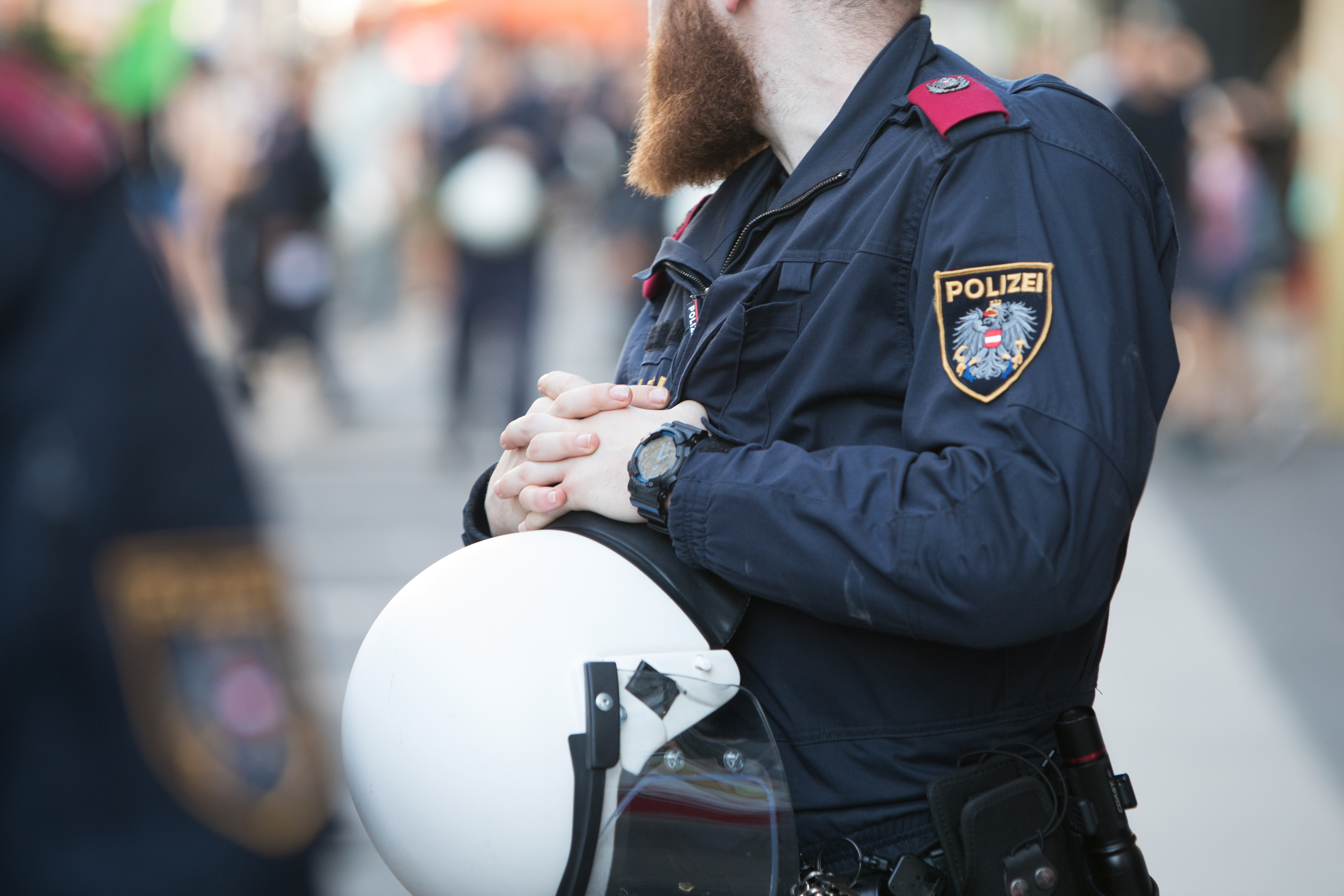 Ein Wiener Polizeibeamter. Symbolbild