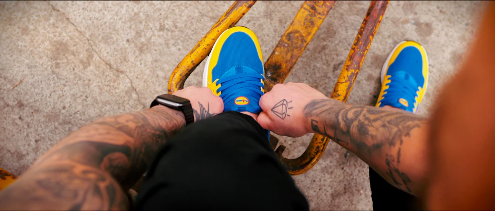 Um den Lidl-Sneaker gab es bereits in der Schweiz einen großen Hype.