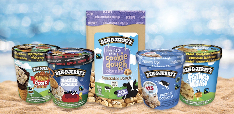Jetzt mitmachen und eine Eistasche mit fünf leckeren neuen Eissorten von Ben & Jerry's gewinnen!