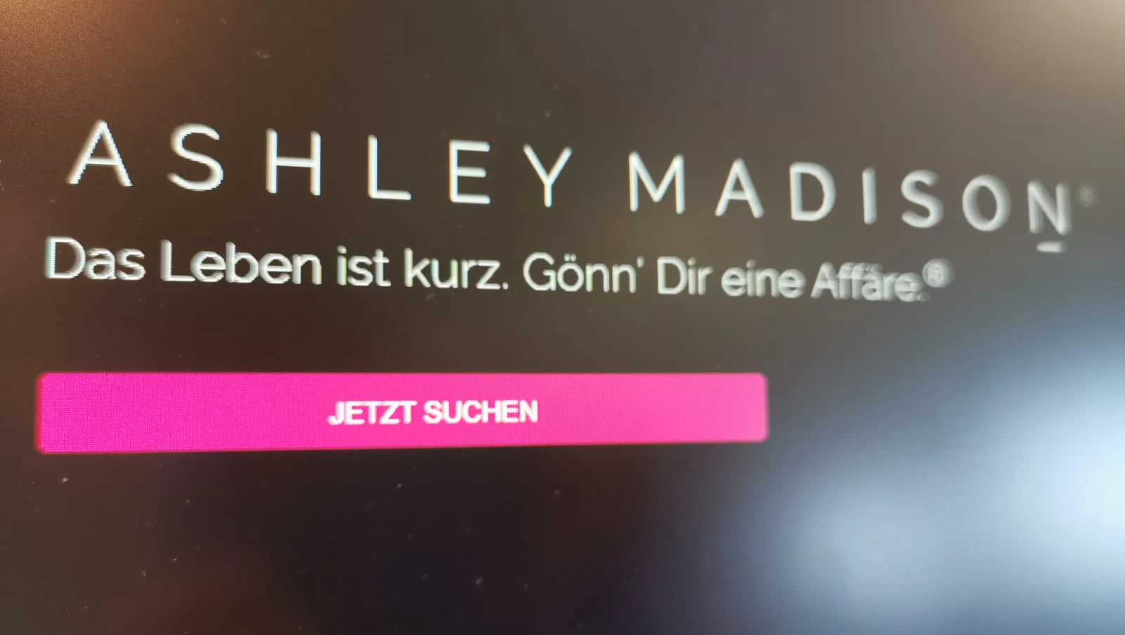 "Das Leben ist kurz, gönn dir eine Affäre" ist das Motto der Dating-Website Ashley Madison.