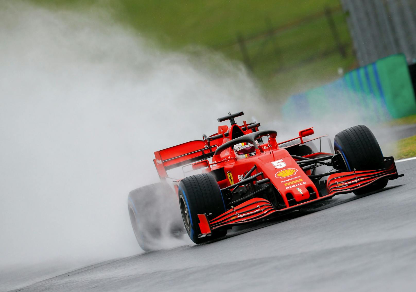 Sebastian Vettel auf dem Hungaroring.
