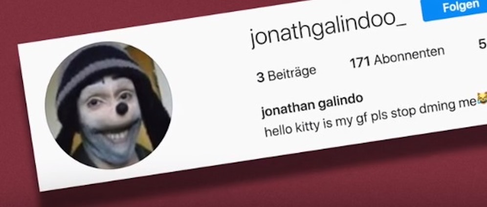 Achtung vor Nachrichten von diesem Account.