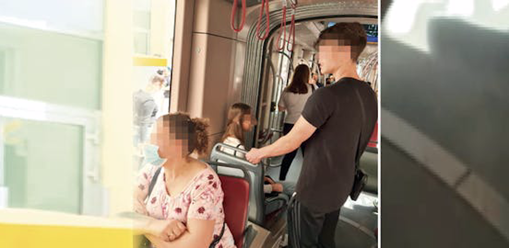 Wer in Linz ohne Maske mit den Öffis fährt, muss 50 Euro zahlen.