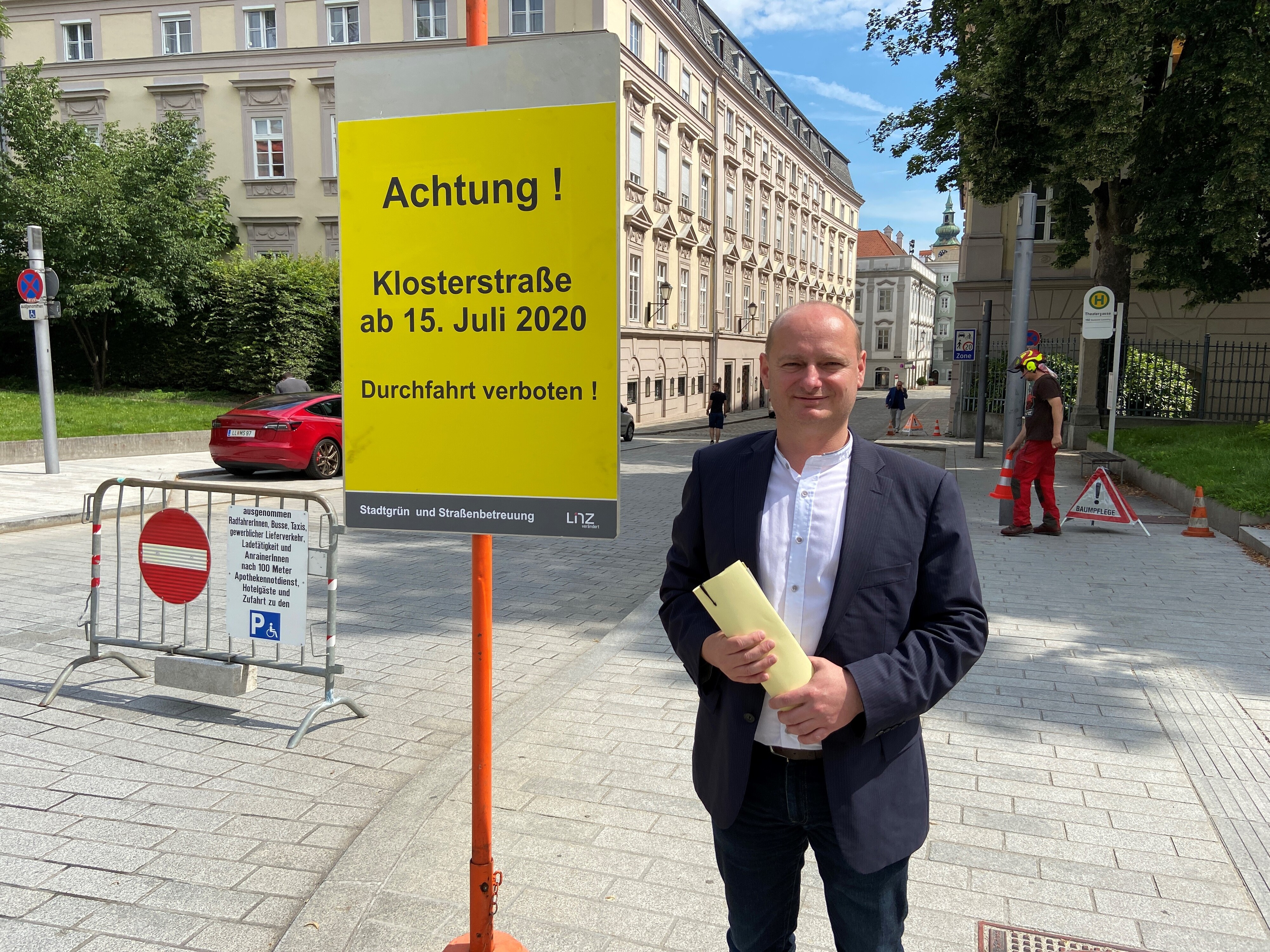 Da war Hein noch für die Sperre der Klosterstraße und den autofreien Hauptplatz.