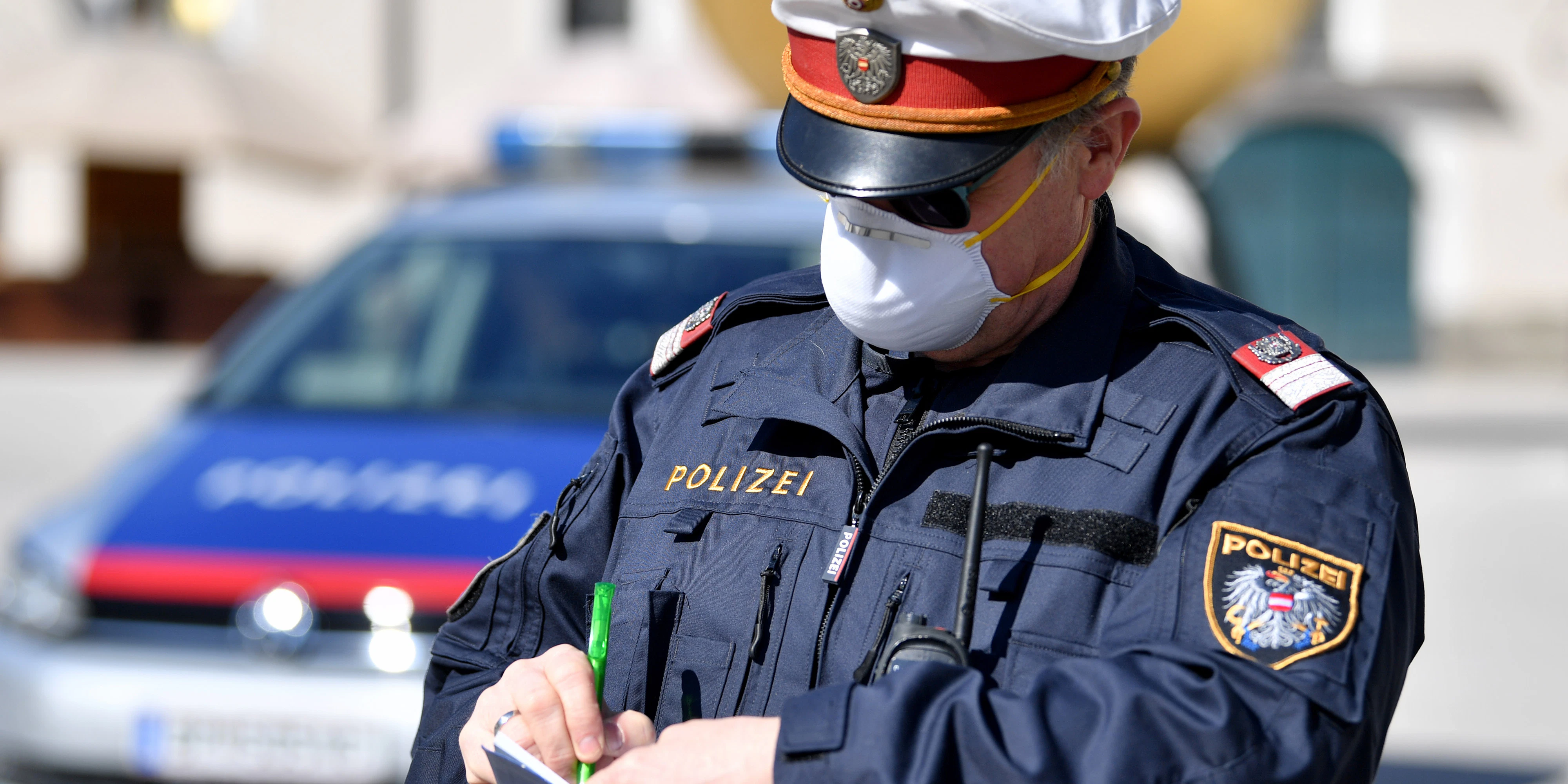 Sieben Polizisten wurden in Salzburg positiv getestet.