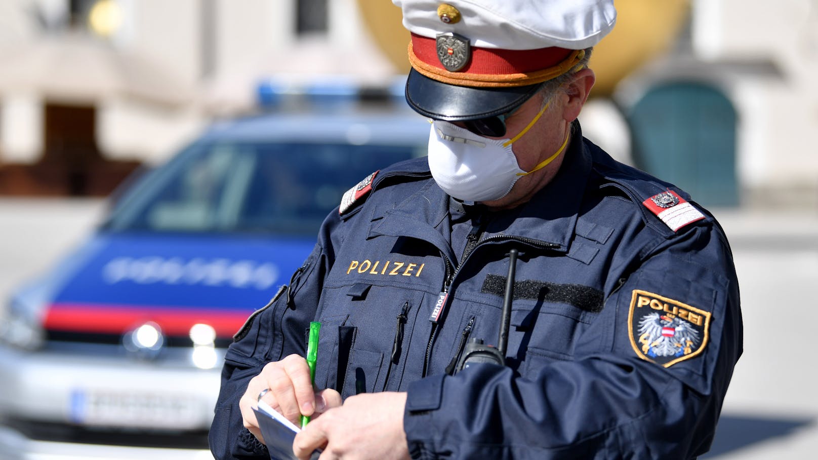 Sieben Polizisten wurden in Salzburg positiv getestet.