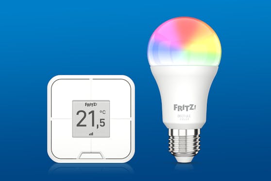 Ab sofort verfügbar: LED-Lampe FRITZ!DECT 500 und Vierfach-Taster FRITZ!DECT 440.