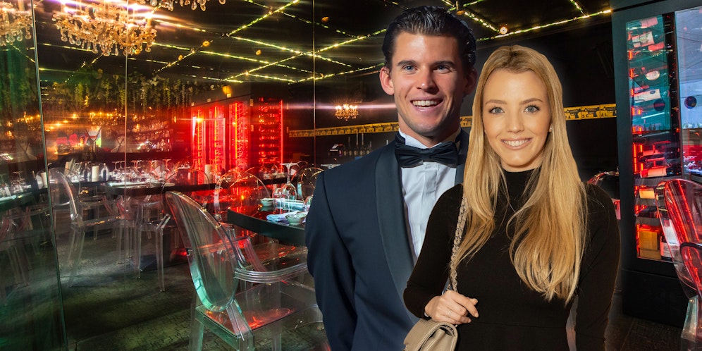 Dominic Thiem und Chiara Pisati im 