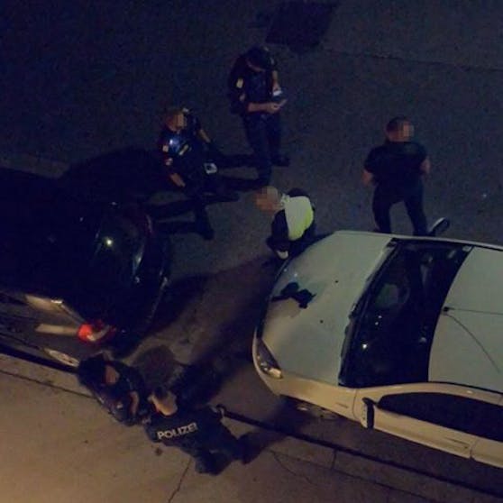 Polizei-Einsatz in der Haberlgasse (Ottakring)